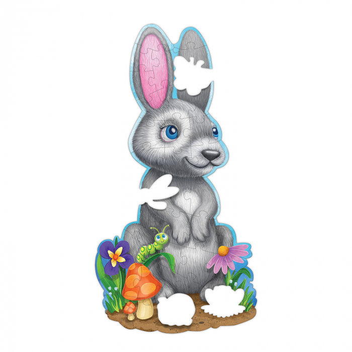 Puzzle de podea în formă de iepuraș, Bunny [3]