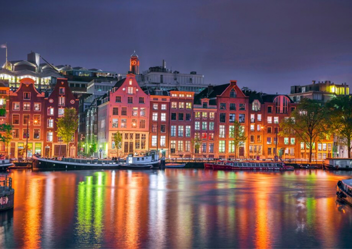 Puzzle din lemn, Amsterdam noaptea, 200 piese [6]