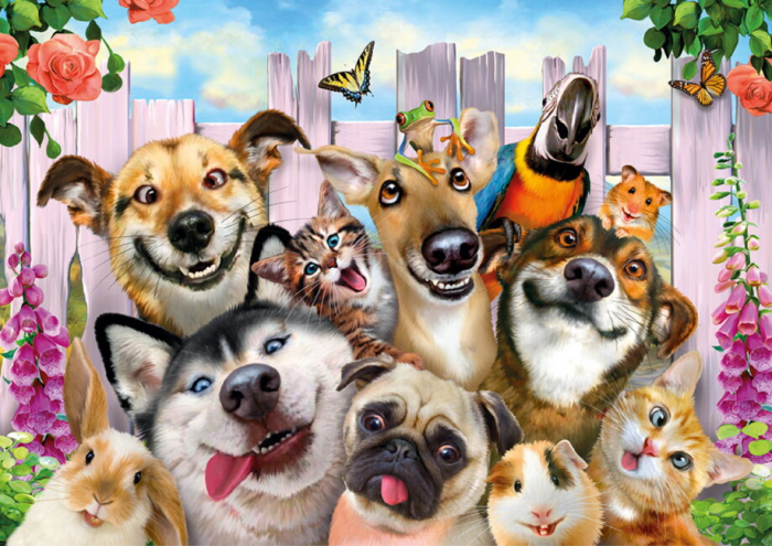 Puzzle din lemn, Animalutele zapacite, 200 piese [6]