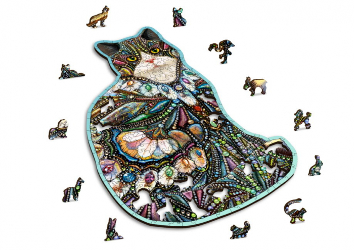 Puzzle din lemn, Bijuteriile pisicutei, 250 piese [4]