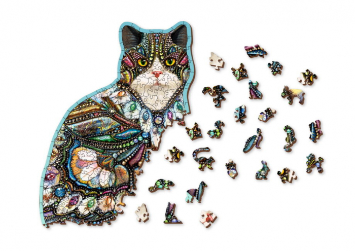Puzzle din lemn, Bijuteriile pisicutei, 250 piese [3]