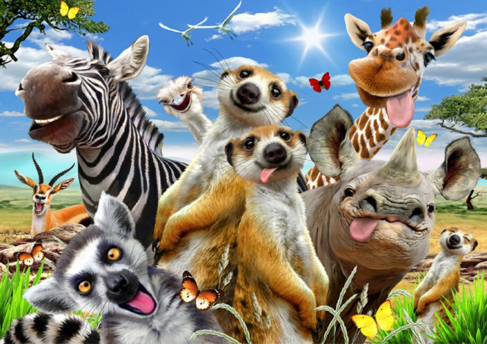 Puzzle din lemn, Bine ai venit in Africa, 200 piese [6]