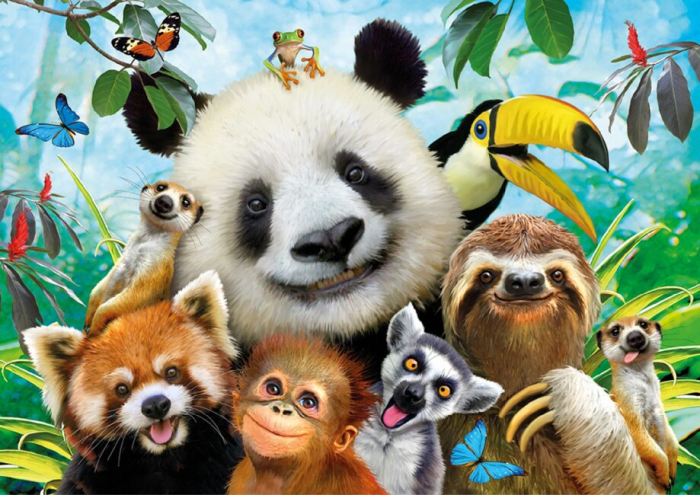 Puzzle din lemn, Bine ai venit in jungla, 200 piese [6]