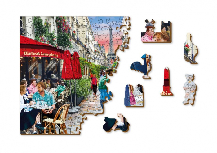 Puzzle din lemn, Bistro din Paris, 505 piese [3]