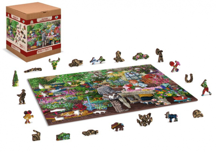 Puzzle din lemn, Floraria, 505 piese [2]