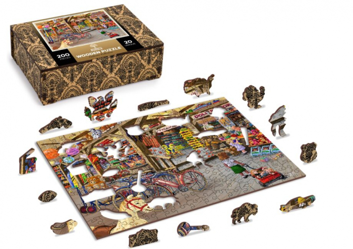 Puzzle din lemn, Magazinul de jucarii, 200 piese [2]