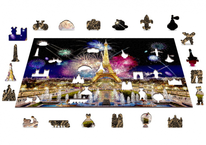 Puzzle din lemn, Parisul noaptea, 505 piese [4]