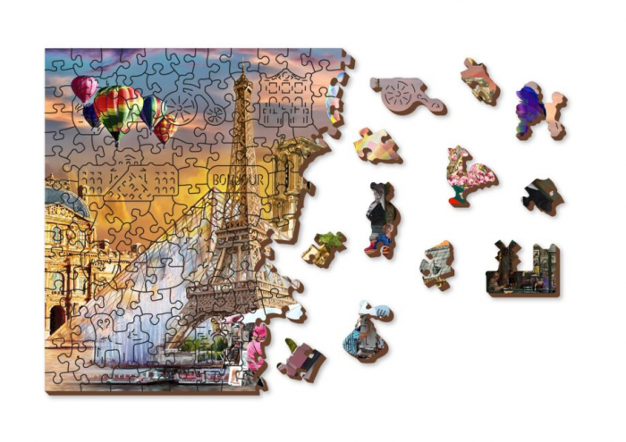 Puzzle din lemn, Primavara la Paris, 200 piese [3]