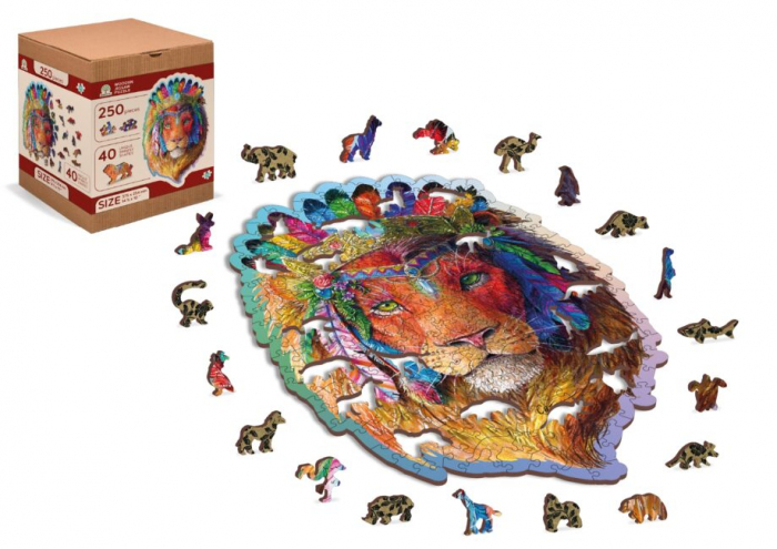 Puzzle din lemn, Regele leu, 250 piese [2]