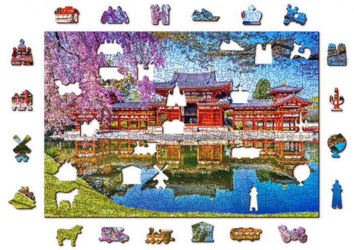 Puzzle din lemn, Templul Byodo din Kyoto, Japan, 505 piese [5]