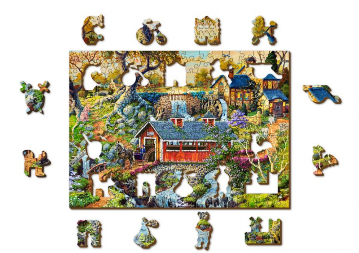 Puzzle din lemn, Viata la tara, 200 piese [5]