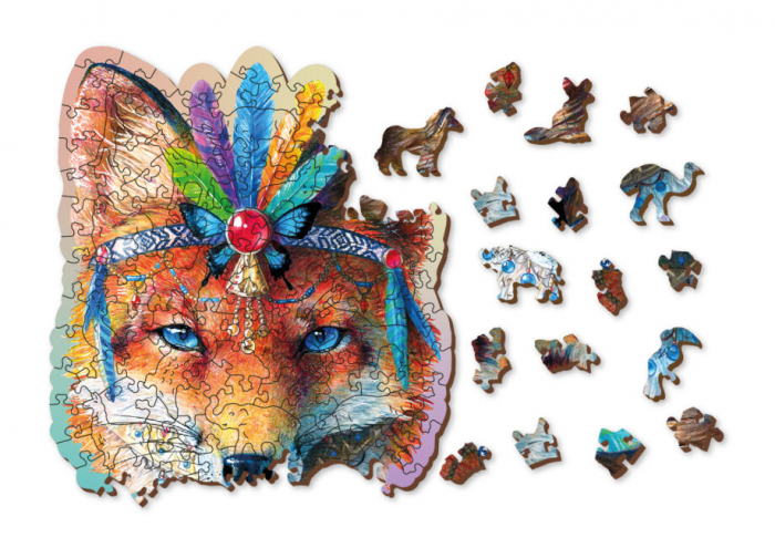 Puzzle din lemn, Vulpe, 150 piese [3]