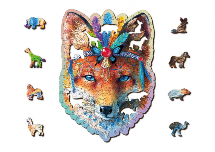 Puzzle din lemn, Vulpe, 150 piese [5]