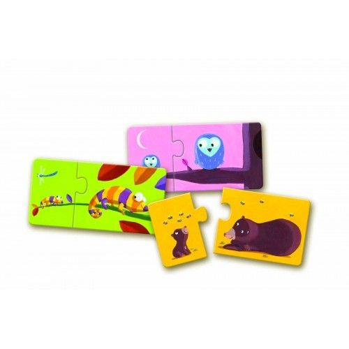 Puzzle duo Mama și puiul Djeco [2]