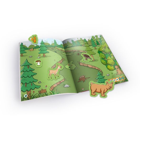Raspundel Istetel Carte Interactiva Carte cu Autocolante, Animale [2]