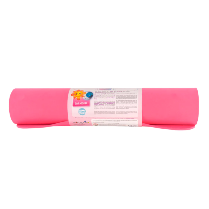Saltea Yoga pentru adulti, ecologica - Sun and Moon, roz [7]