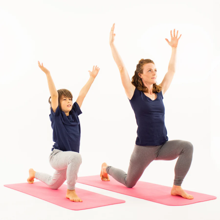 Saltea Yoga pentru adulti, ecologica - Sun and Moon, roz [2]