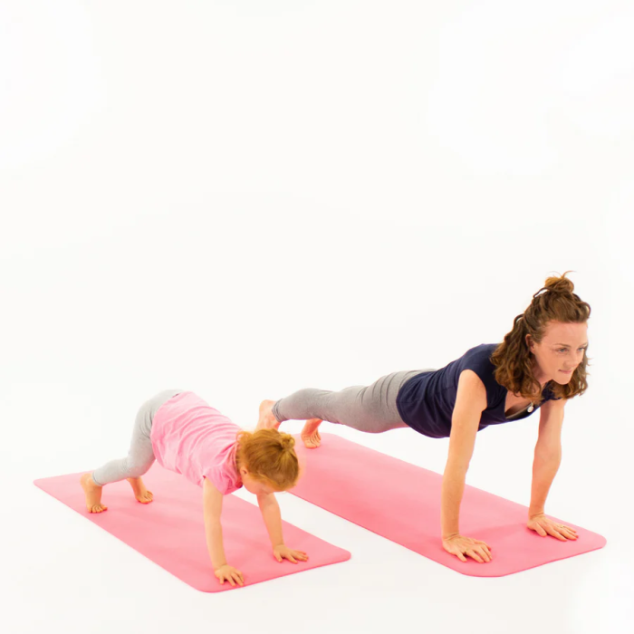 Saltea Yoga pentru adulti, ecologica - Sun and Moon, roz [3]