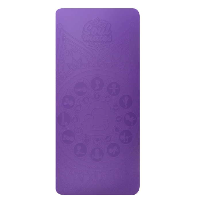 Saltea Yoga pentru copii, ecologica - Cloud, mov [1]