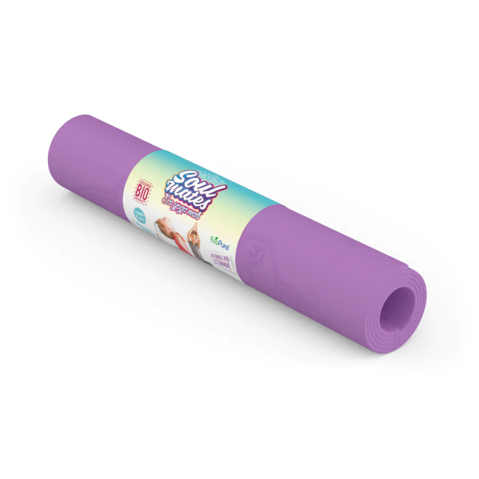 Saltea Yoga pentru copii, ecologica - Cloud, mov [8]