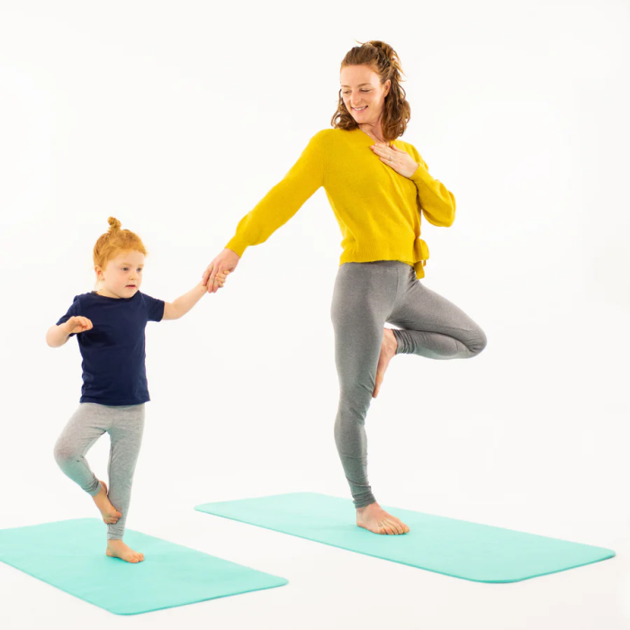 Saltea Yoga pentru copii, ecologica - Earth, turcoaz [8]