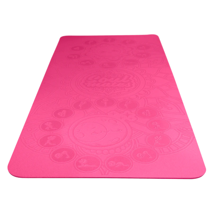 Saltea Yoga pentru copii, ecologica - Sun and Moon, roz [6]
