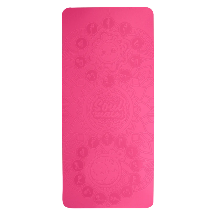 Saltea Yoga pentru copii, ecologica - Sun and Moon, roz [1]