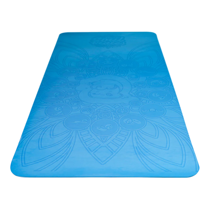 Saltea Yoga pentru copii, ecologica - Wave, albastra [5]