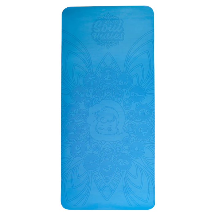 Saltea Yoga pentru copii, ecologica - Wave, albastra [1]