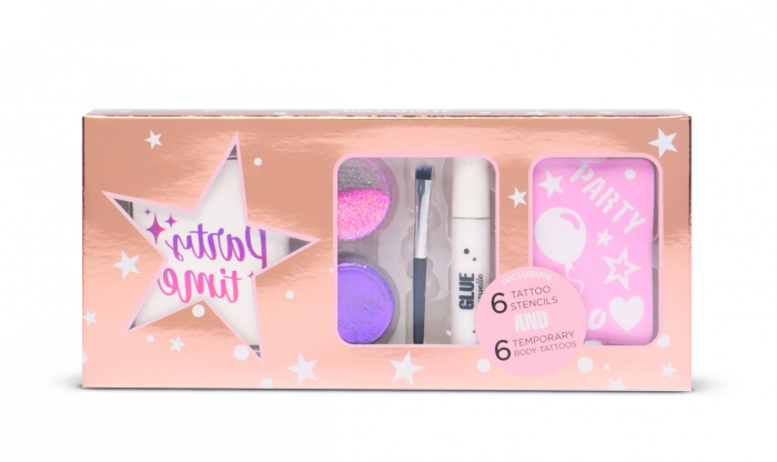 Set cadou DIY, tatuaje cu sclipici, Time to celebrate, Treffina [1]