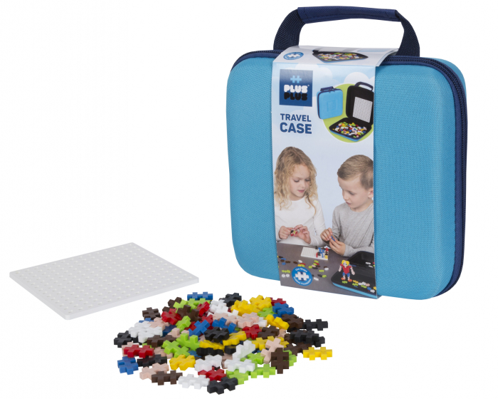 Set constructie Plus-Plus, 100 piese, portabil, in geanta cu fermoar [5]