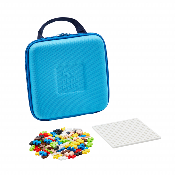 Set constructie Plus-Plus, 100 piese, portabil, in geanta cu fermoar [3]