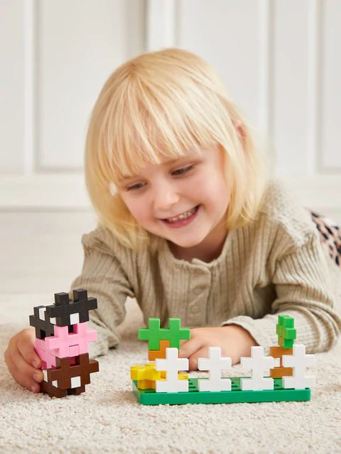 Set constructie Plus-Plus, 40 piese mari, Ferma [4]