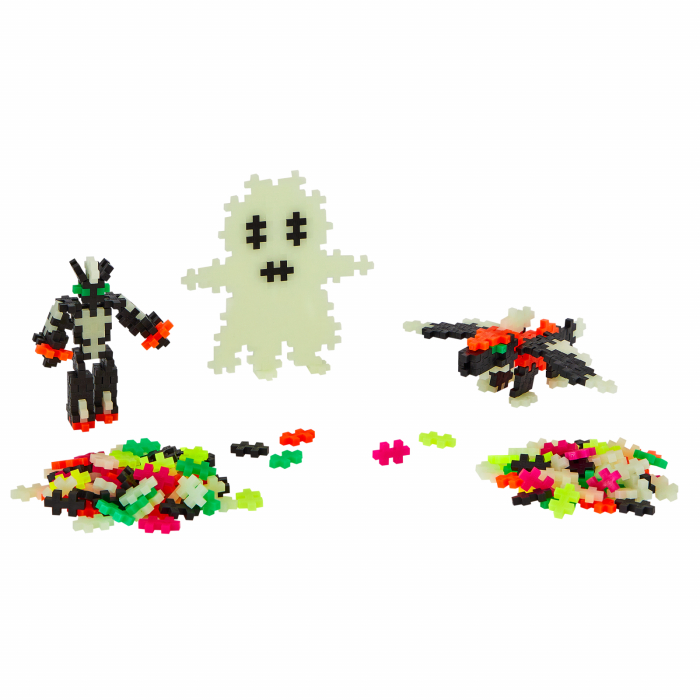 Set constructie Plus-Plus, 500 piese, Invata sa construiesti, culori stralucitoare [4]