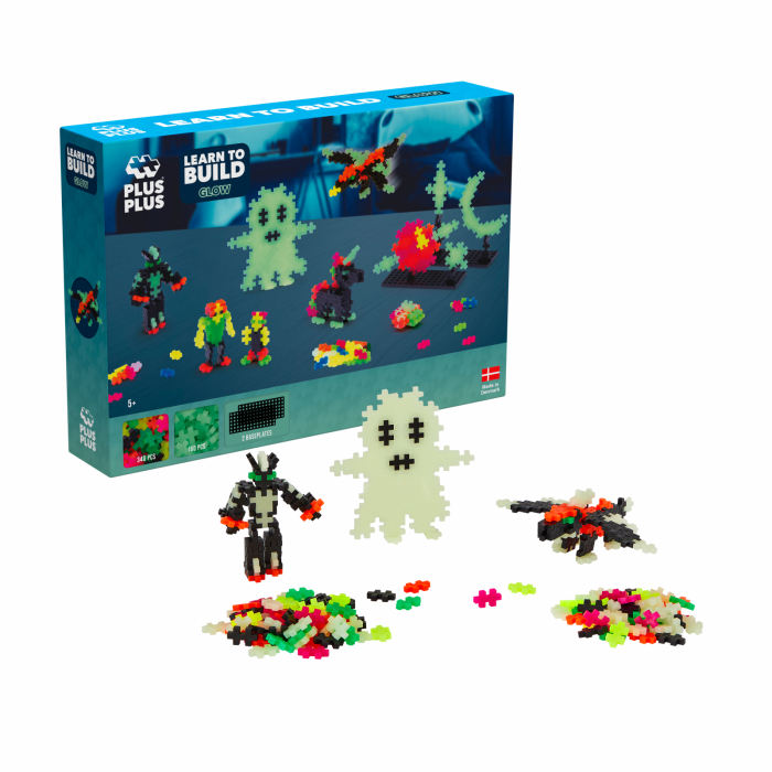 Set constructie Plus-Plus, 500 piese, Invata sa construiesti, culori stralucitoare [2]