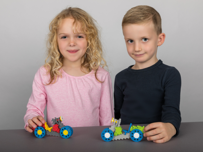 Set constructie Plus-Plus, 500 piese, Invata sa construiesti vehicule [5]