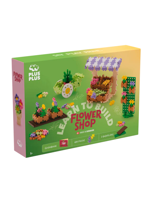 Set constructie Plus-Plus, 600 piese, Invata sa construiesti - Florarie [8]