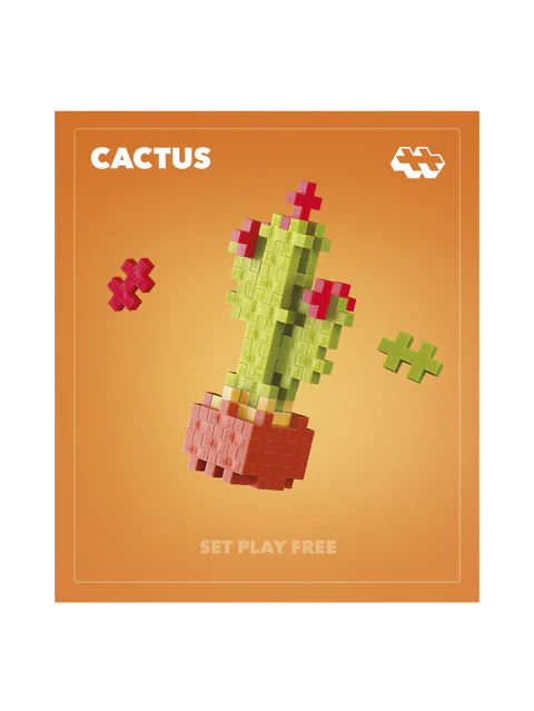 Set constructie Plus-Plus, PLANTE - Cactus [1]