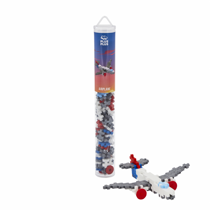 Set constructie Plus-Plus, tub 100 piese, Avion [2]