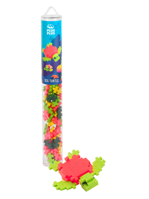 Set constructie Plus-Plus, tub 100 piese, Broasca Testoasa [6]