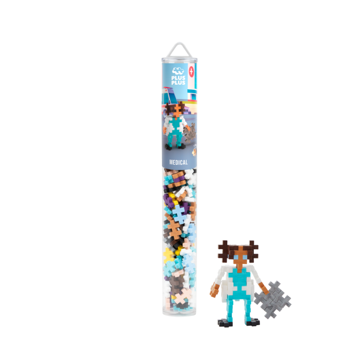 Set constructie Plus-Plus, tub 100 piese, Doctor [2]