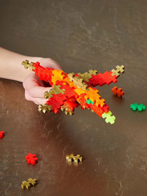 Set constructie Plus-Plus, tub 100 piese, Dragon [4]