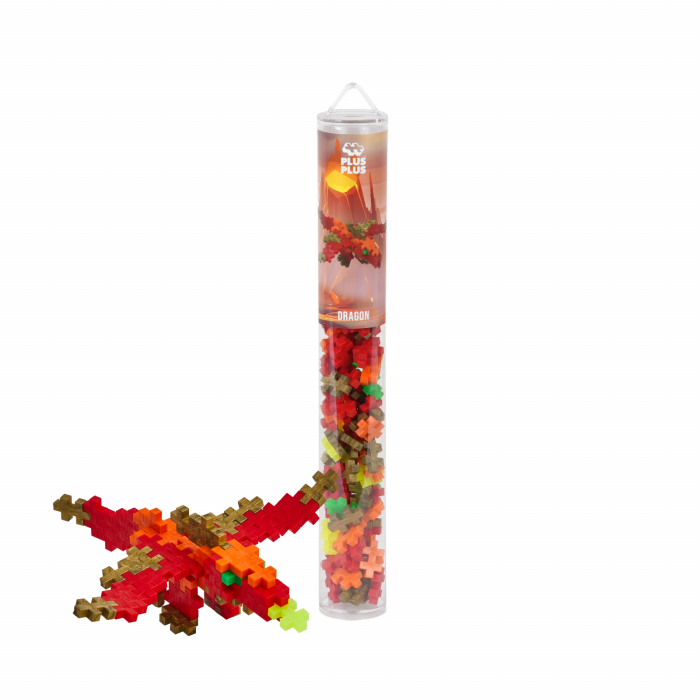 Set constructie Plus-Plus, tub 100 piese, Dragon [2]