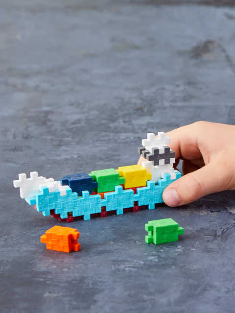 Set constructie Plus-Plus, tub 100 piese, Nava-container [4]