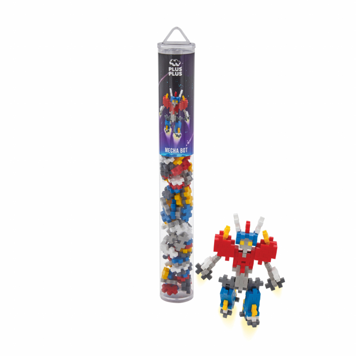 Set constructie Plus-Plus, tub 100 piese, Robot mecanic [2]