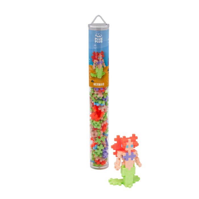 Set constructie Plus-Plus, tub 100 piese, Sirena [2]