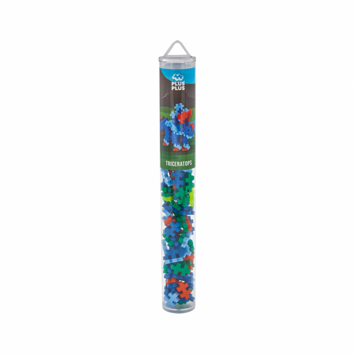 Set constructie Plus-Plus, tub 100 piese, Triceratops [1]