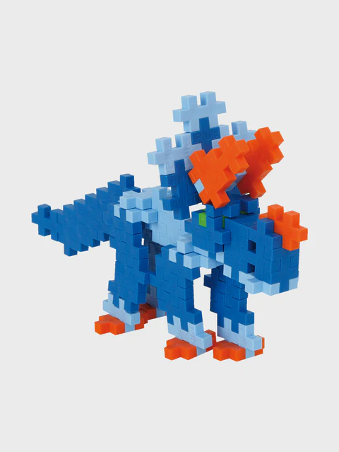 Set constructie Plus-Plus, tub 100 piese, Triceratops [3]