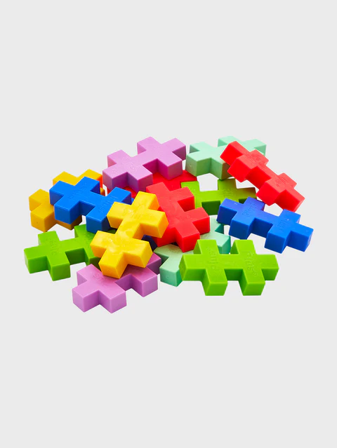 Set constructie Plus-Plus, tub 15 piese mari, Tropical, culori tropicale [3]