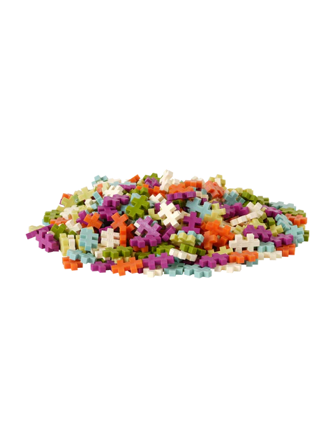 Set constructie Plus-Plus, tub 240 piese, Botanica Mix, culori botanice [2]
